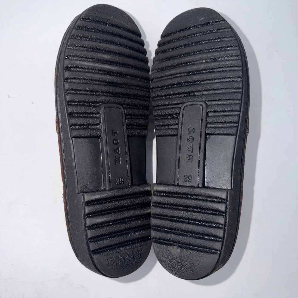 Vintage Naot Reva Leather Slip On Loafers Minimalist‎ Gorpcore Lagenlook